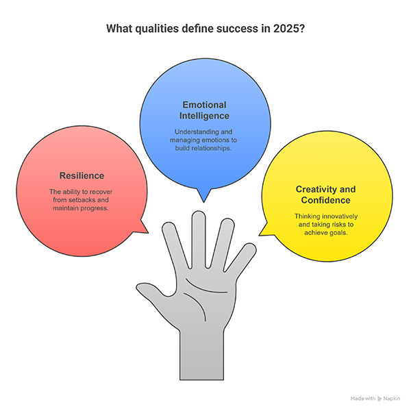 What qualities define success in 2025?